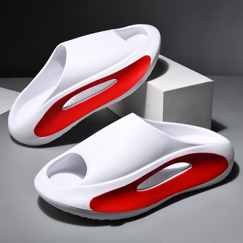 "Unisex Summer Peep-Toe Slippers - Stylish & Sporty Beach Shoes"