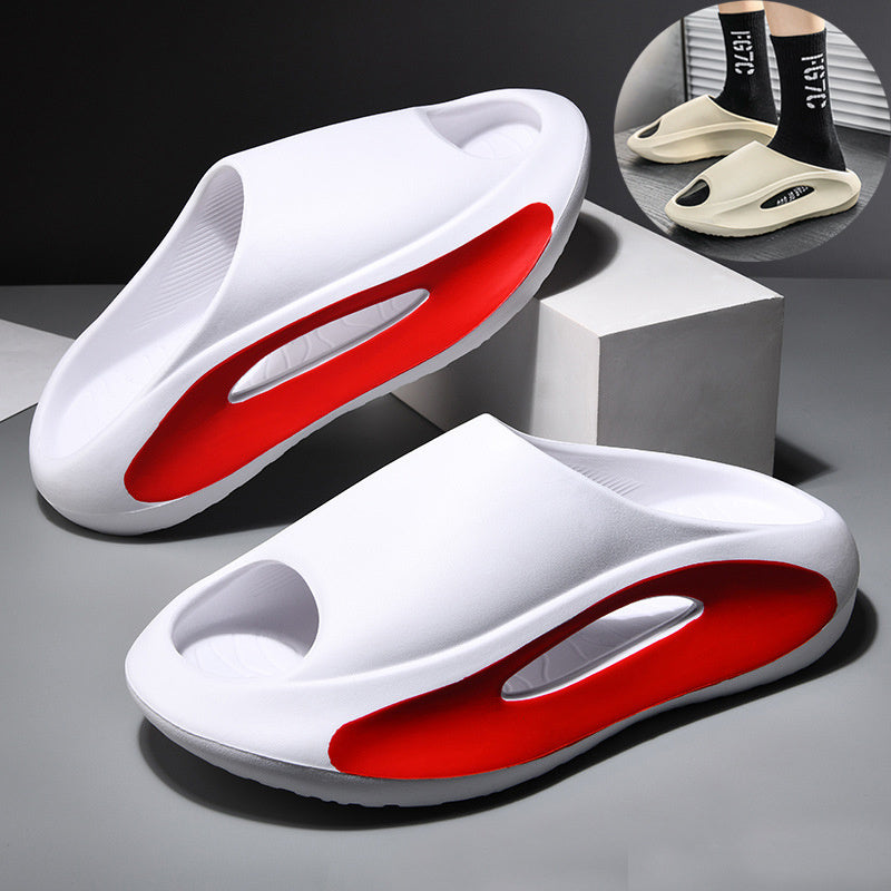 "Unisex Summer Peep-Toe Slippers - Stylish & Sporty Beach Shoes"