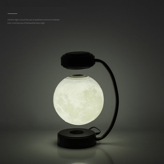 "3D LED Moon Lamp - Levitating, Rotating, Wireless Night Light for Home & Office Décor"