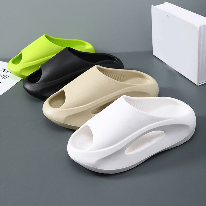 "Unisex Summer Peep-Toe Slippers - Stylish & Sporty Beach Shoes"